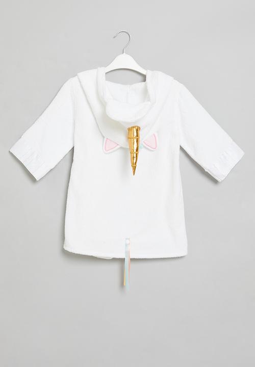Pop Candy - Unicorn hooded gown - white