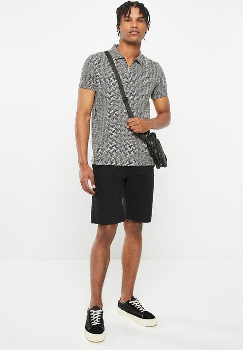 Brave Soul - Mps-501weave golfer - black & grey