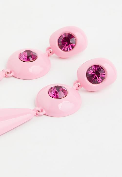Superbalist - Leah statement earrings - pink
