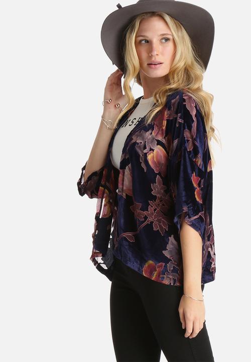 Lola May - Devore Velvet Kimono