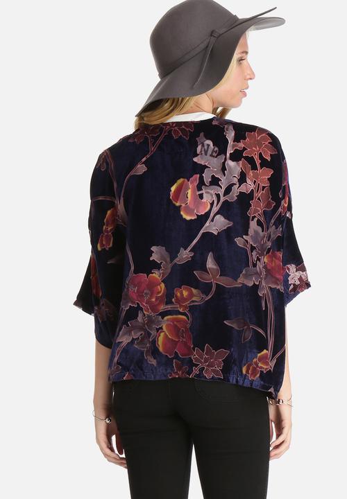 Lola May - Devore Velvet Kimono