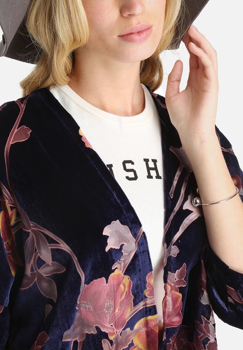 Lola May - Devore Velvet Kimono