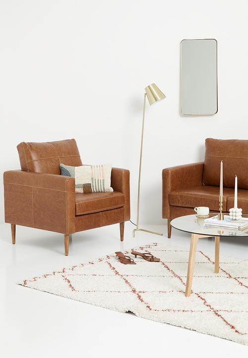 SF Collection - Teramo armchair genuine leather - tan
