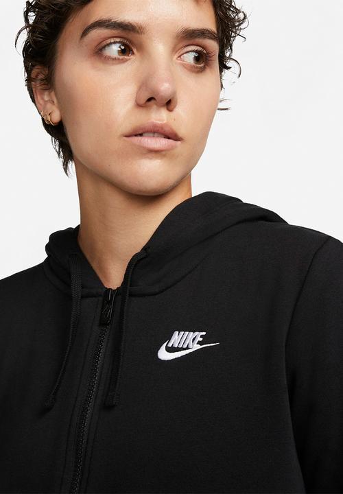 Nike - W nsw club flc dress - black/white