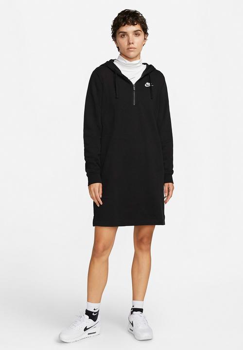 Nike - W nsw club flc dress - black/white