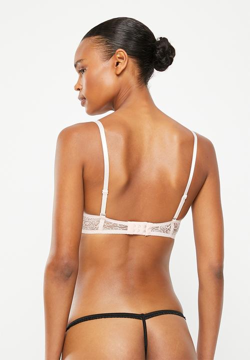 KANGOL - 3 pack thongs - pearly peach & white