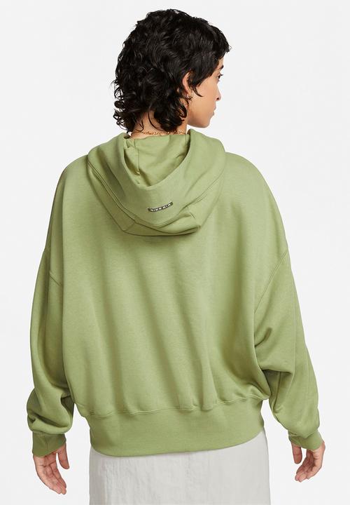 Nike - W nsw air flc hoodie - alligator/medium olive