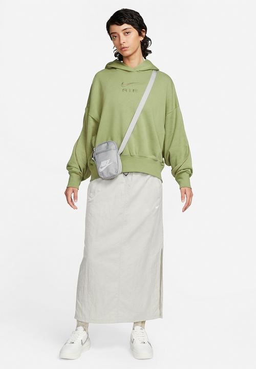 Nike - W nsw air flc hoodie - alligator/medium olive