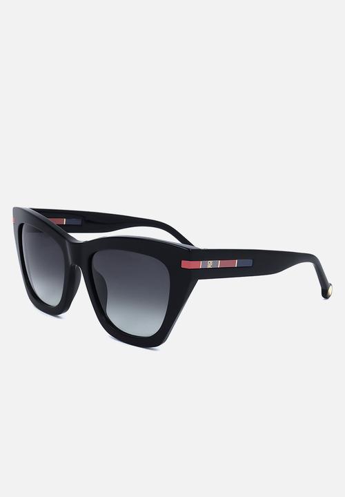 CAROLINA HERRERA - Carolina herrera cah sun she831 0700 55 20 140 sunglasses - shiny black
