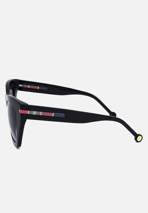 CAROLINA HERRERA - Carolina herrera cah sun she831 0700 55 20 140 sunglasses - shiny black