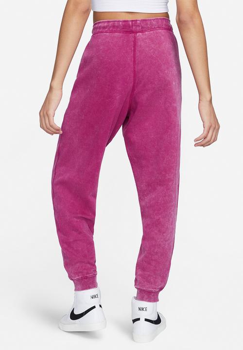 Nike - No w noc flc jogger - dynamic berry/white