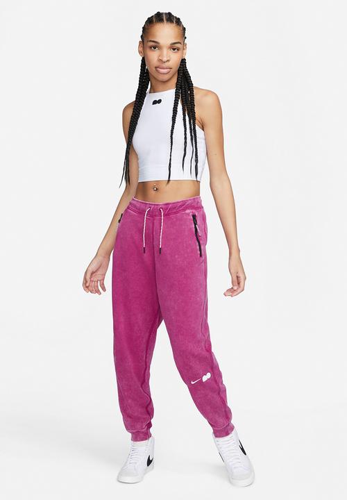 Nike - No w noc flc jogger - dynamic berry/white