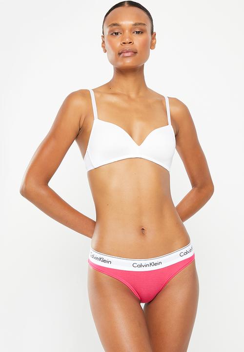 Calvin Klein - Thong modern cotton - raspberry sorbet