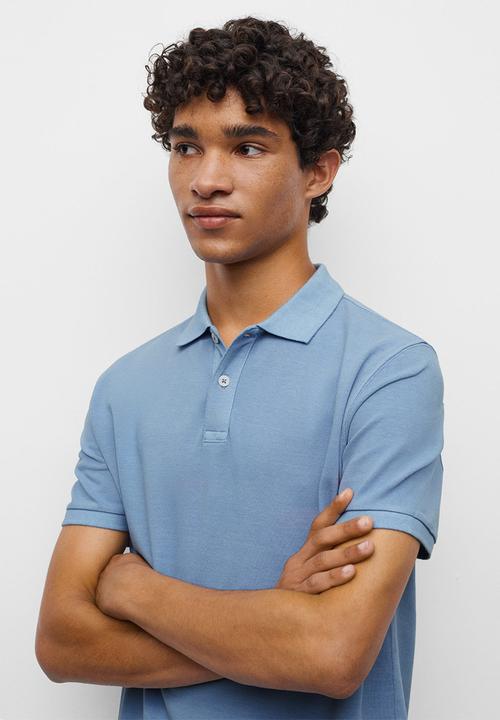 MANGO - Polo shirt polo - blue