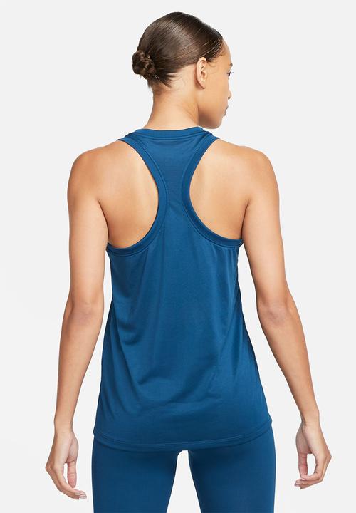Nike - W nk df tank rlgd rcr lbr - valerian blue/white