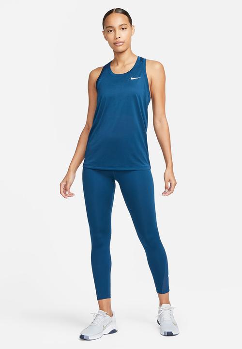 Nike - W nk df tank rlgd rcr lbr - valerian blue/white