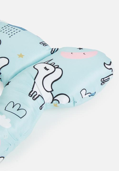 Pop Candy - Baby unicorn pillow - blue