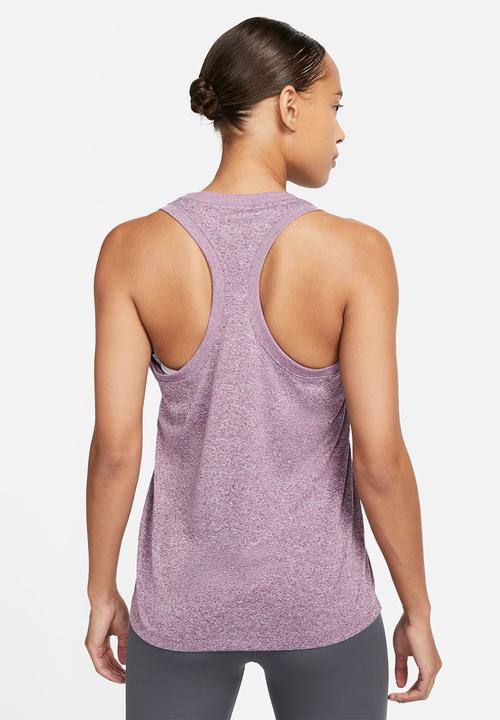 Nike - W nk df tank rlgd rcr lbr - viotech/white
