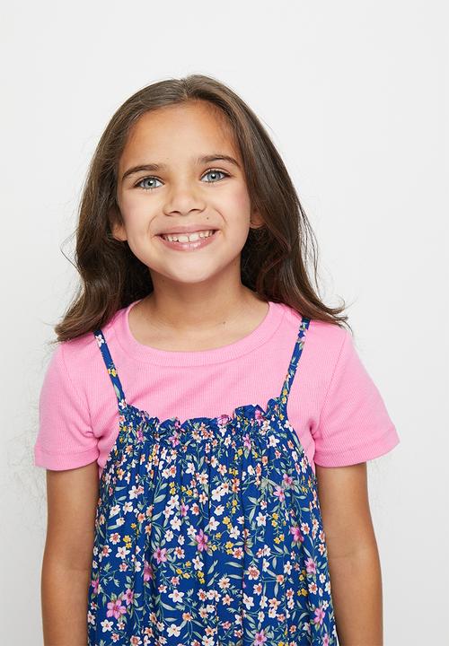 Superbalist - Tee & dress set - navy & pink