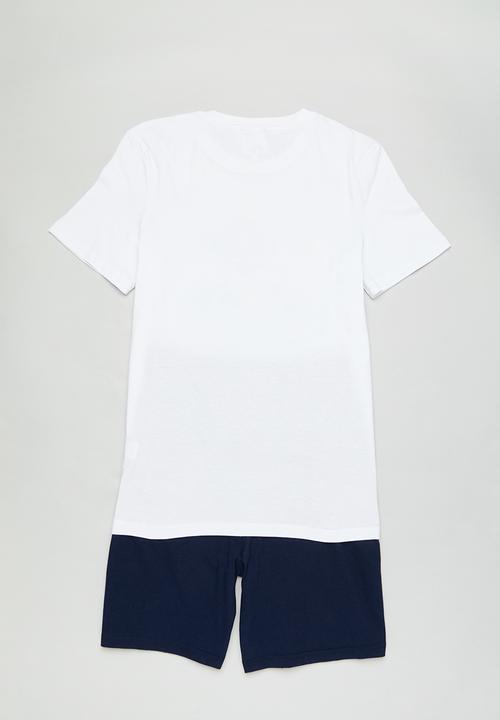 Superbalist - Looney Tunes pj set - white & navy