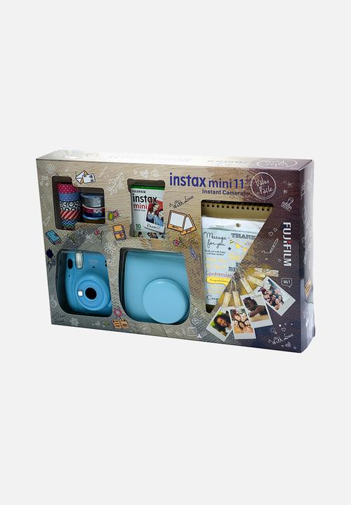 Fujifilm - Instax mini 11 festive value pack - sky blue
