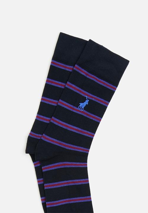 POLO - Double stripe socks - navy