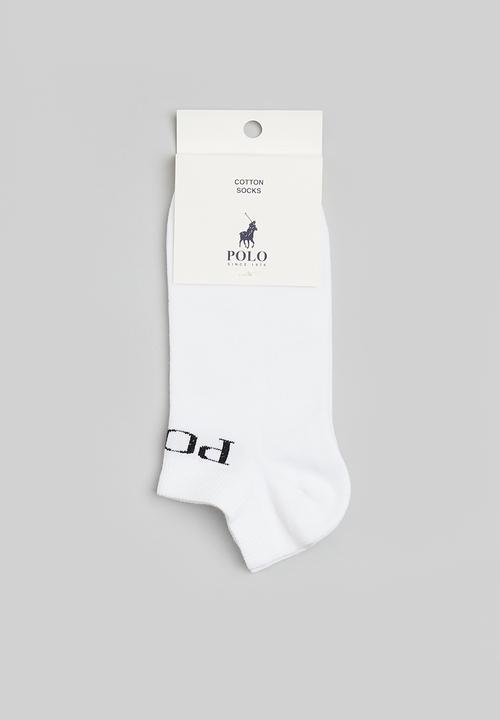 POLO - Trainer socks - white