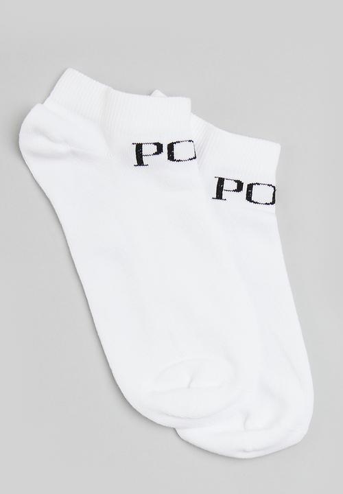POLO - Trainer socks - white