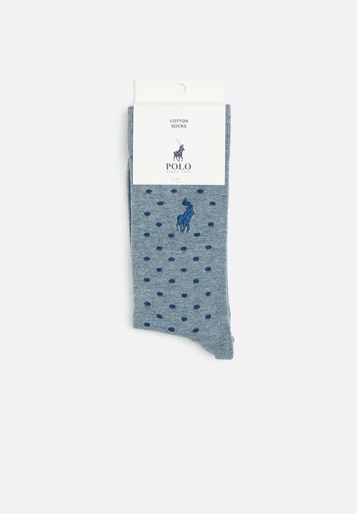 POLO - Multi dots socks - blue