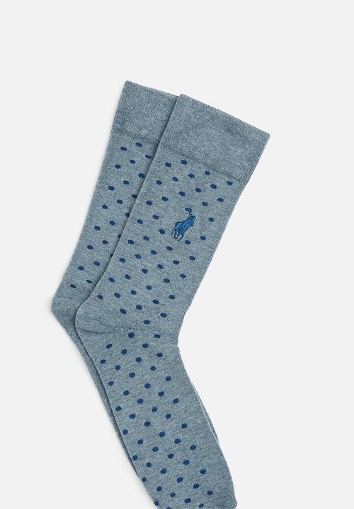 POLO - Multi dots socks - blue
