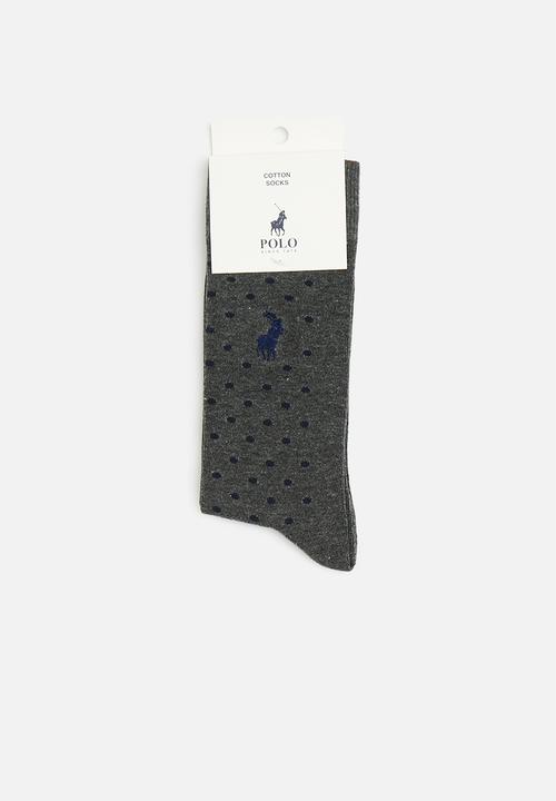 POLO - Multi dots socks - dark grey