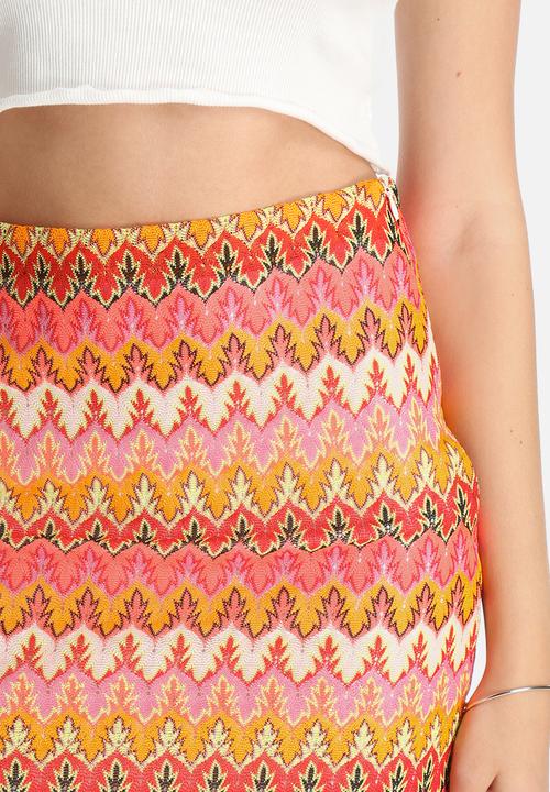 Lola May - Chevron Knitted Skirt