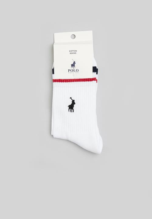 POLO - Tennis socks - white