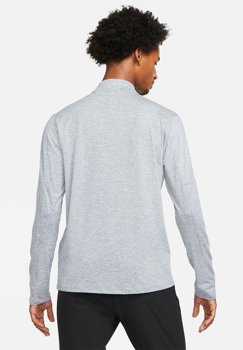 Nike - M nk df elmnt top hz - smoke grey/grey fog