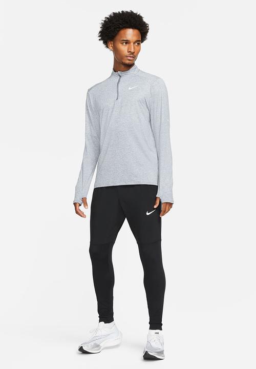 Nike - M nk df elmnt top hz - smoke grey/grey fog