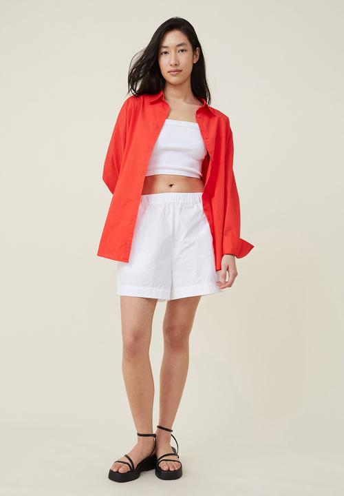 Cotton On - Dad shirt - summer red