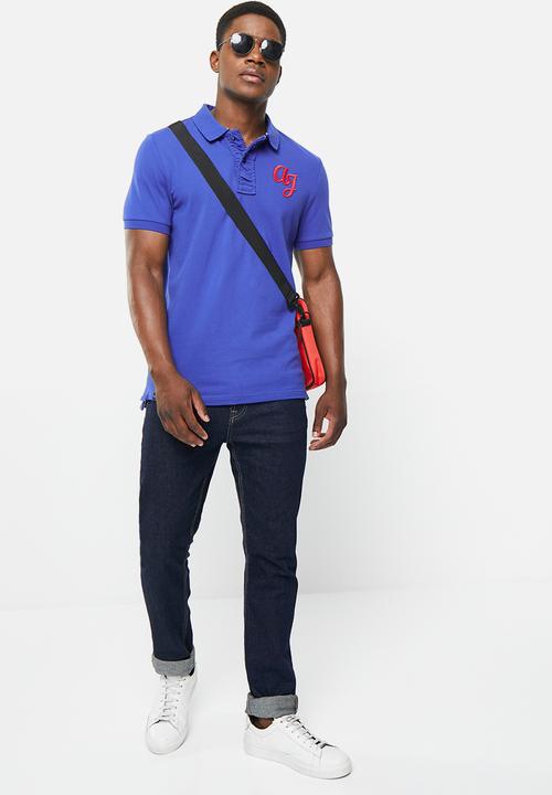 Aca Joe - Aca joe long sleeve tee - henley - navy