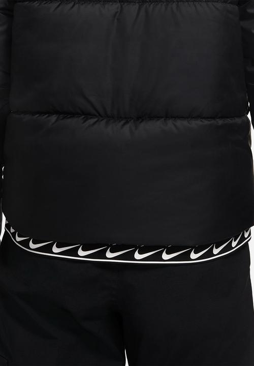 Nike - W nsw tf rpl classic tape jkt - black/white