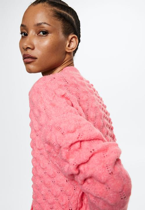MANGO - Cardigan veruska -  pink