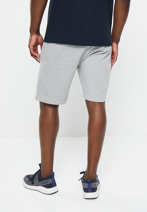 POLO - Men sport aakil sweat shorts - grey melange