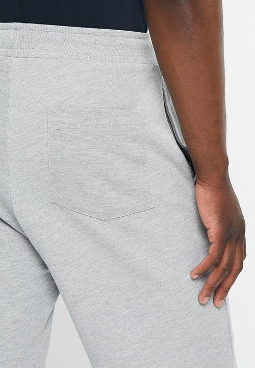POLO - Men sport aakil sweat shorts - grey melange