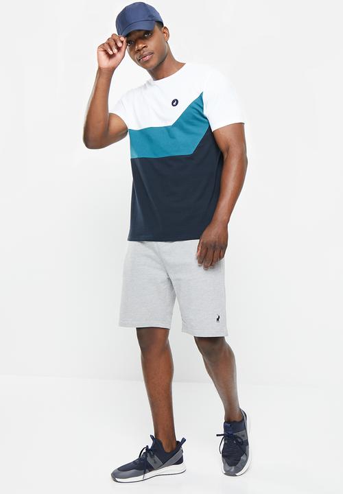 POLO - Men sport aakil sweat shorts - grey melange