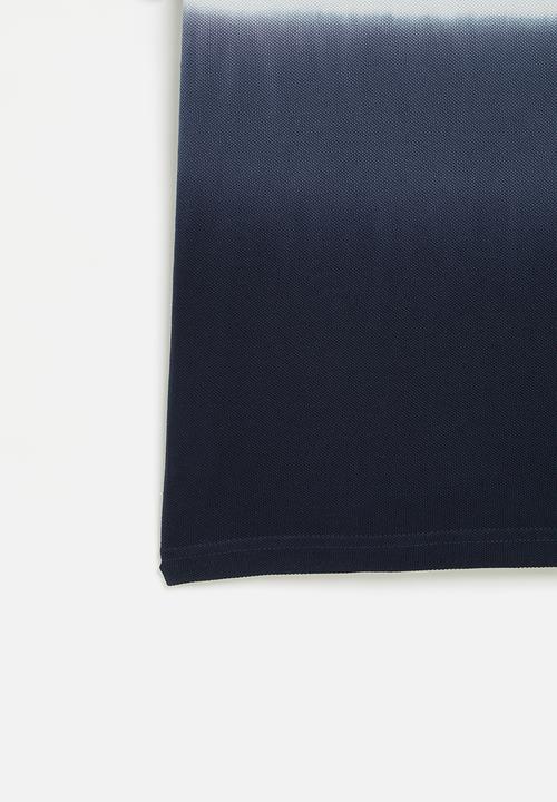 POLO - Boys ombre short sleeve golfer - navy