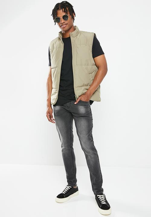 SOVIET - M aventador mens skinny denim - charcoal