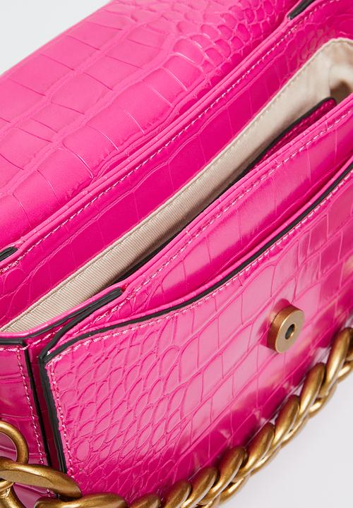 GUESS - Retour top handle flap - magenta