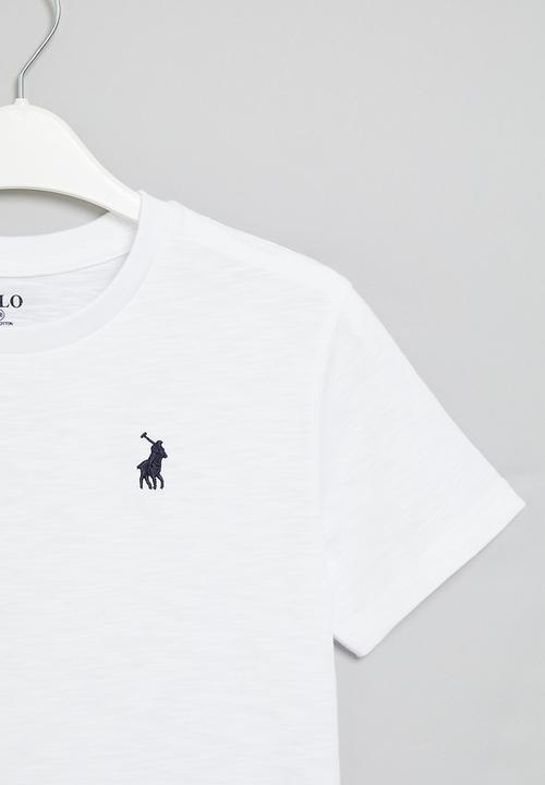 POLO - Boys printed tee - white