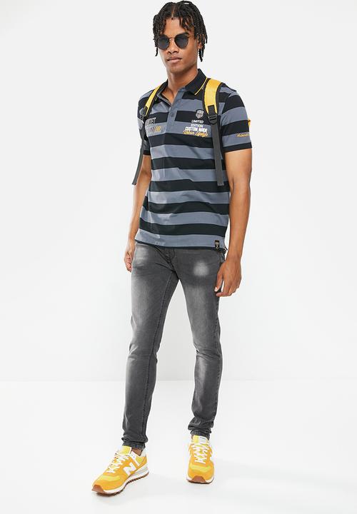SOVIET - M bentayga mens slim leg denim - charcoal
