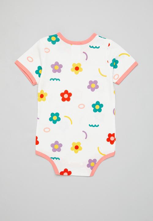 Pop Candy - Flower babygrow - multi