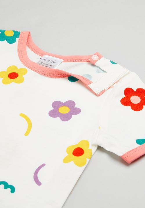 Pop Candy - Flower babygrow - multi
