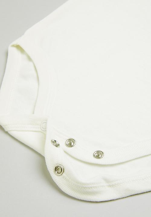 Pop Candy - Croc babygrow - white